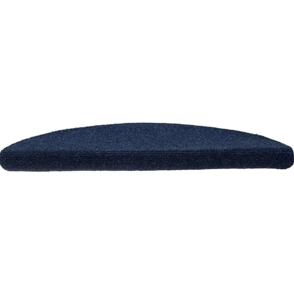 vidaXL Tapis d'escalier autocollants 5 pièces 56 x 17 x 3 cm Demi-rond
