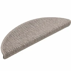 vidaXL Tapis d'escalier autocollants aspect sisal 15 pcs 56x17x3 cm