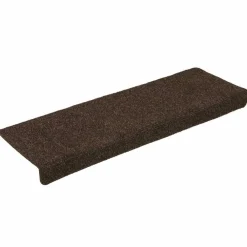 vidaXL Tapis d'escalier autocollants 15 pièces 65 x 21 x 4 cm Bord rectangulaire