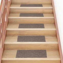 vidaXL Tapis d'escalier autocollants 15 pièces 60 x 25 cm Rectangulaire