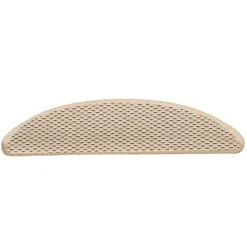 vidaXL Tapis d'escalier autocollants aspect sisal 15 pcs 56x17x3 cm