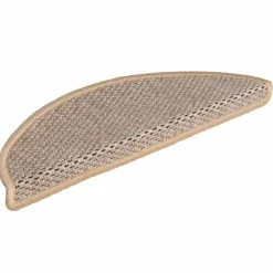 Produits Ménagers-vidaXL Tapis d'escalier autocollants 15 pcs 56x17x3 cm Beige clair