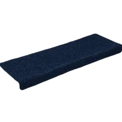 Produits Ménagers-vidaXL Tapis d'escalier autocollants 15 pièces 65 x 21 x 4 cm Bord rectangulaire Bleu marine