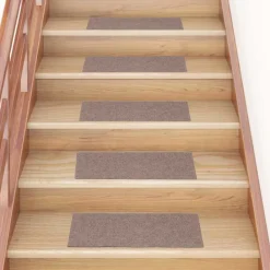 vidaXL Tapis d'escalier autocollants 15 pièces 60 x 25 cm Rectangulaire