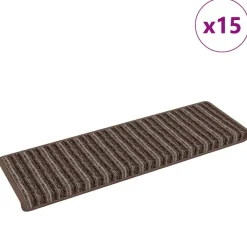vidaXL Tapis d'escalier auto-adhésifs 15 pcs 65 x 21 x 4 cm