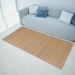 vidaXL Tapis en bambou à latte rectangulaire 80 x 200 cm