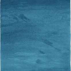 Décorations-vidaXL Tapis OVIEDO à poils courts 120x120 cm Turquoise