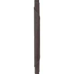 Décorations-vidaXL Tapis rond 60 cm bambou Marron foncé