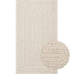 Décorations-vidaXL Tapis ZIZUR crème 60x110 cm aspect de jute intérieur extérieur Crème