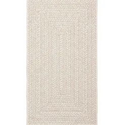 Décorations-vidaXL Tapis ZIZUR crème 60x110 cm aspect de jute intérieur extérieur Cr&egrave;me