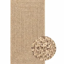 vidaXL Tapis ZIZUR 80x150 cm aspect de jute intérieur et extérieur