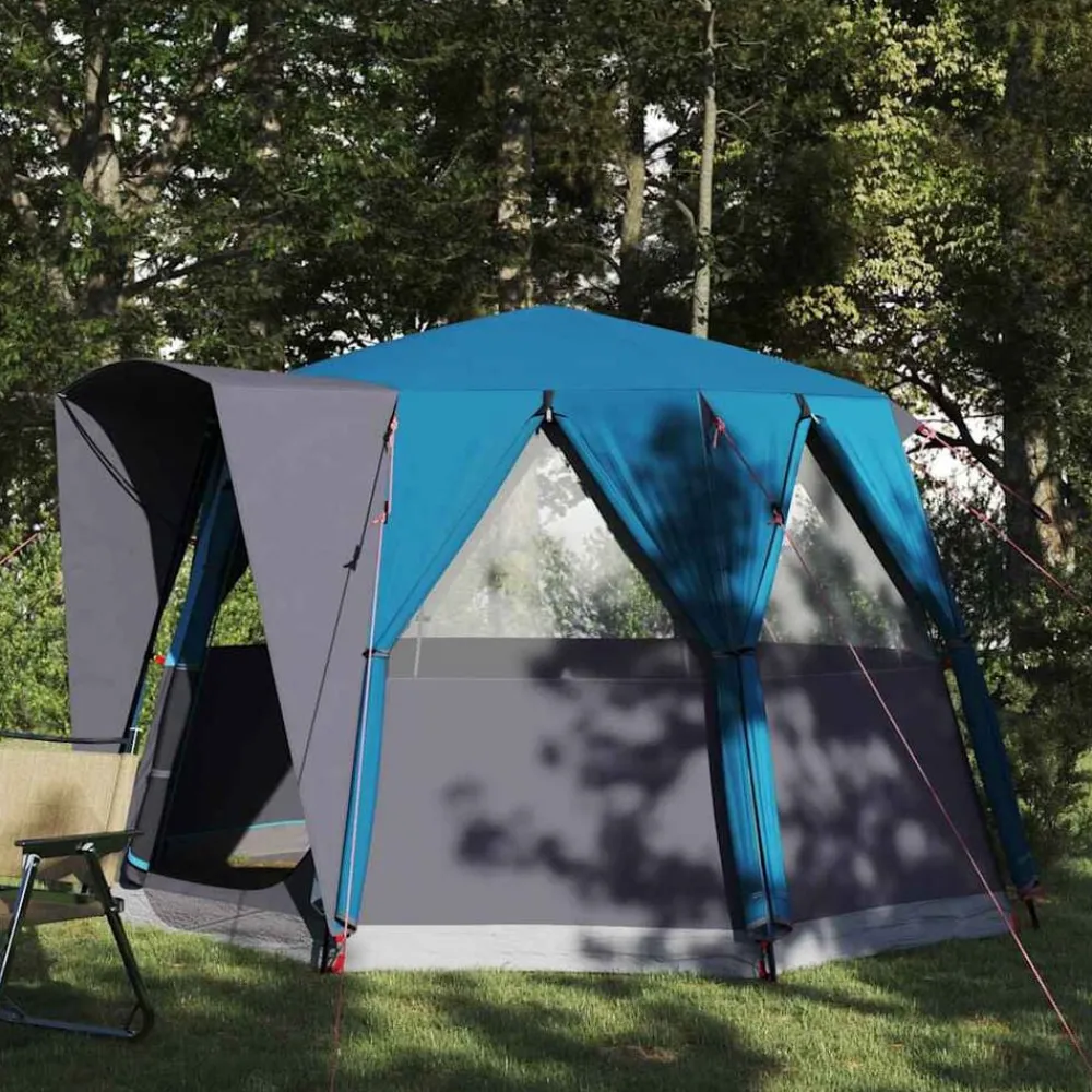 vidaXL Tente de cabine 3 personnes et gris 320 x 320 x 203 cm