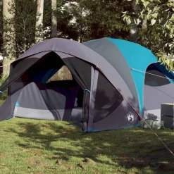 Loisirs De Plein Air-vidaXL Tente de cabine familiale 6 personnes imperméable Bleu