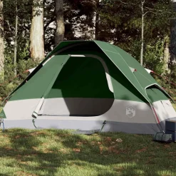 Loisirs De Plein Air-vidaXL Tente de camping à dôme 2 personne imperméable Vert
