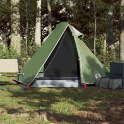 Loisirs De Plein Air-vidaXL Tente de camping à dôme 2 personne imperméable Vert