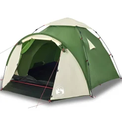 Loisirs De Plein Air-vidaXL Tente de camping à dôme 3 personnes libération rapide Vert