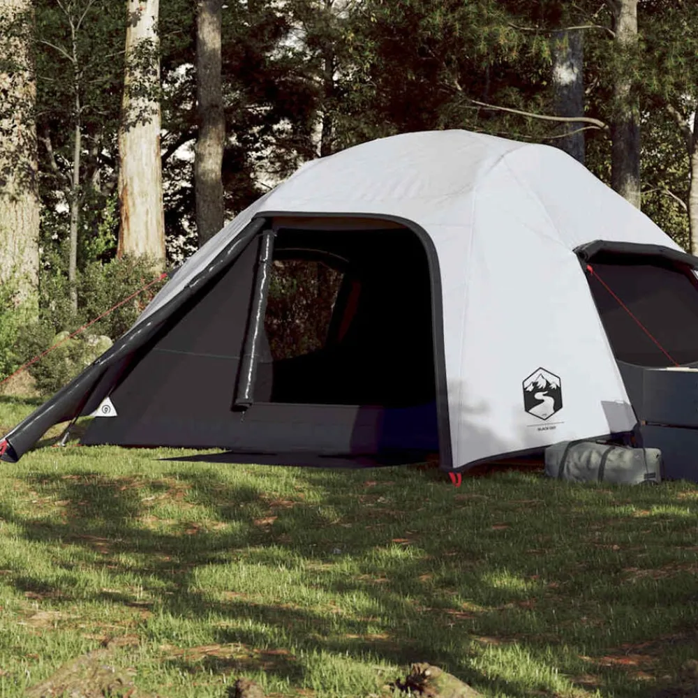 vidaXL Tente de camping à dôme 4 personnes tissu occultant imperméable