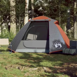 Loisirs De Plein Air-vidaXL Tente de camping à dôme 2 personnes imperméable Orange
