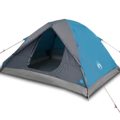 Loisirs De Plein Air-vidaXL Tente de camping à dôme 3 personnes imperméable Bleu