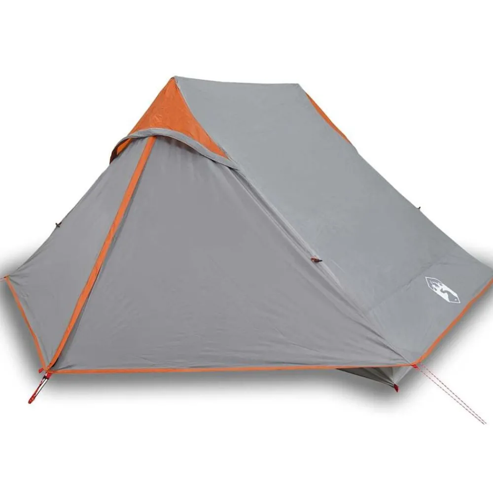 Loisirs De Plein Air-vidaXL Tente de camping 2 personnes imperméable Gris