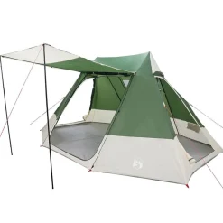 Loisirs De Plein Air-vidaXL Tente de camping avec toit 482 x 360 x 227 cm taffetas Vert