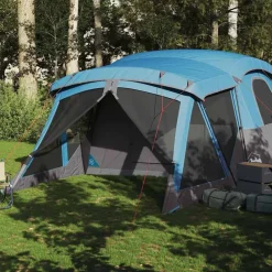 vidaXL Tente de camping avec porche 4 personnes imperméable