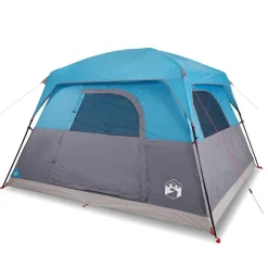 vidaXL Tente de camping de cabine 4 personnes imperméable