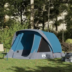 vidaXL Tente de camping de cabine 4 personnes imperméable