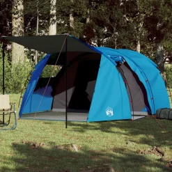 vidaXL Tente de camping tunnel 4 personnes imperméable