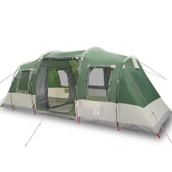 Loisirs De Plein Air-vidaXL Tente de camping tunnel 4 personnes imperméable Vert