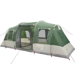 Loisirs De Plein Air-vidaXL Tente de camping tunnel 4 personnes imperméable Vert