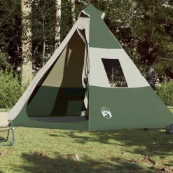 vidaXL Tente de camping tipi 7 personnes imperméable