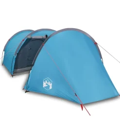 Loisirs De Plein Air-vidaXL Tente de camping tunnel 4 personnes imperméable Bleu