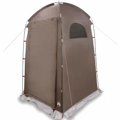 Loisirs De Plein Air-vidaXL Tente de douche imperméable Marron