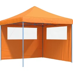 Pelouses & Jardins-vidaXL Tente de fête 292 x 292 x 315 cm Tissu Oxford Orange