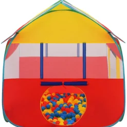 Jeux De Plein Air-vidaXL Tente de jeu avec 550 balles 123x120x126 cm Multicolore