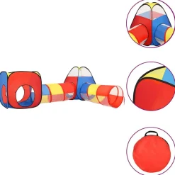Jeux De Plein Air-vidaXL Tente de jeu pour enfants avec 250 balles Multicolore