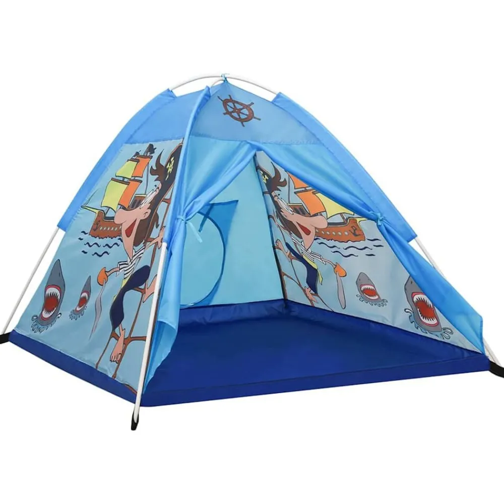 Jeux De Plein Air-vidaXL Tente de jeu pour enfants avec 250 balles Bleu 120x120x90 cm Multicolore 1
