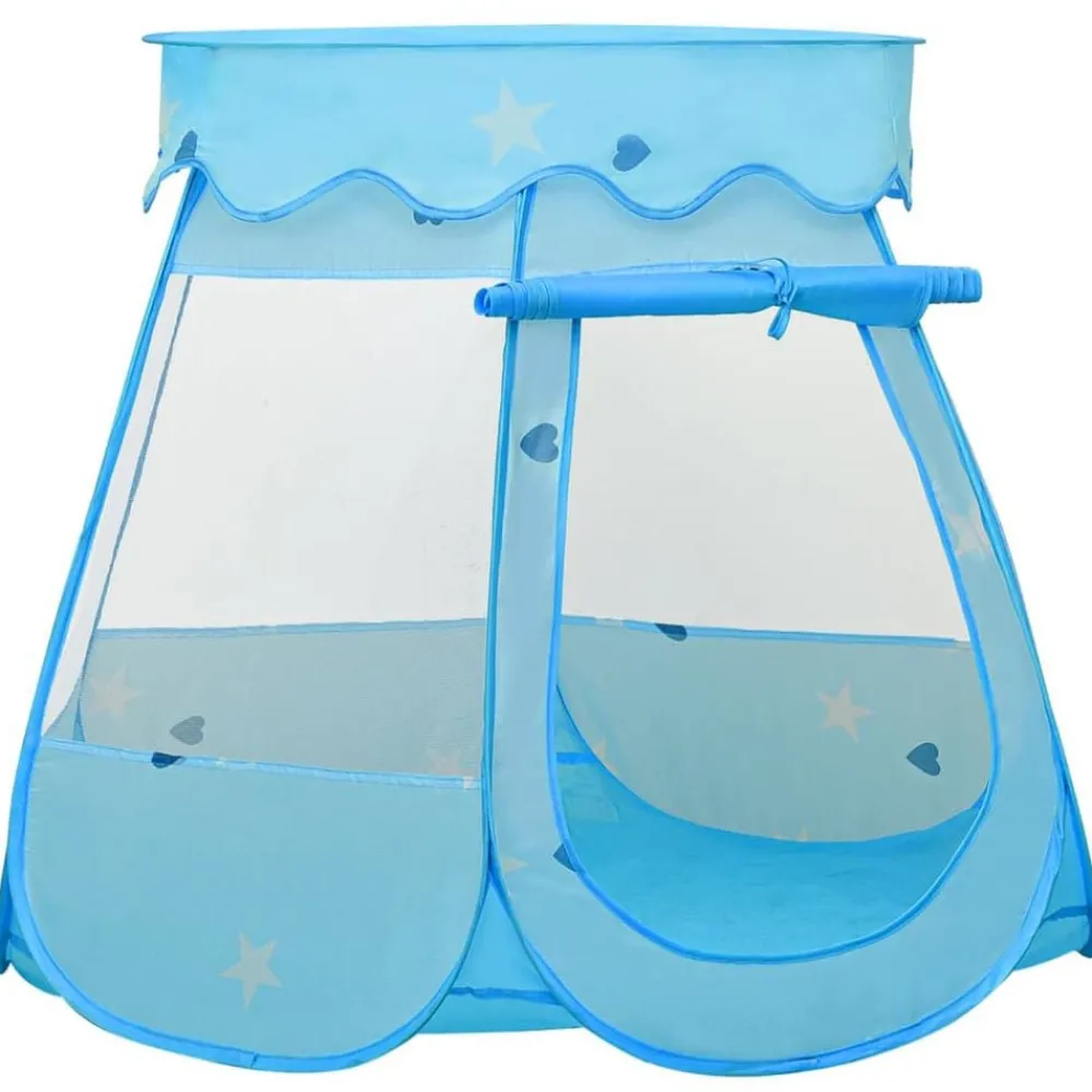 Jeux De Plein Air-vidaXL Tente de jeu pour enfants avec 250 balles Bleu 102x102x82 cm Multicolore
