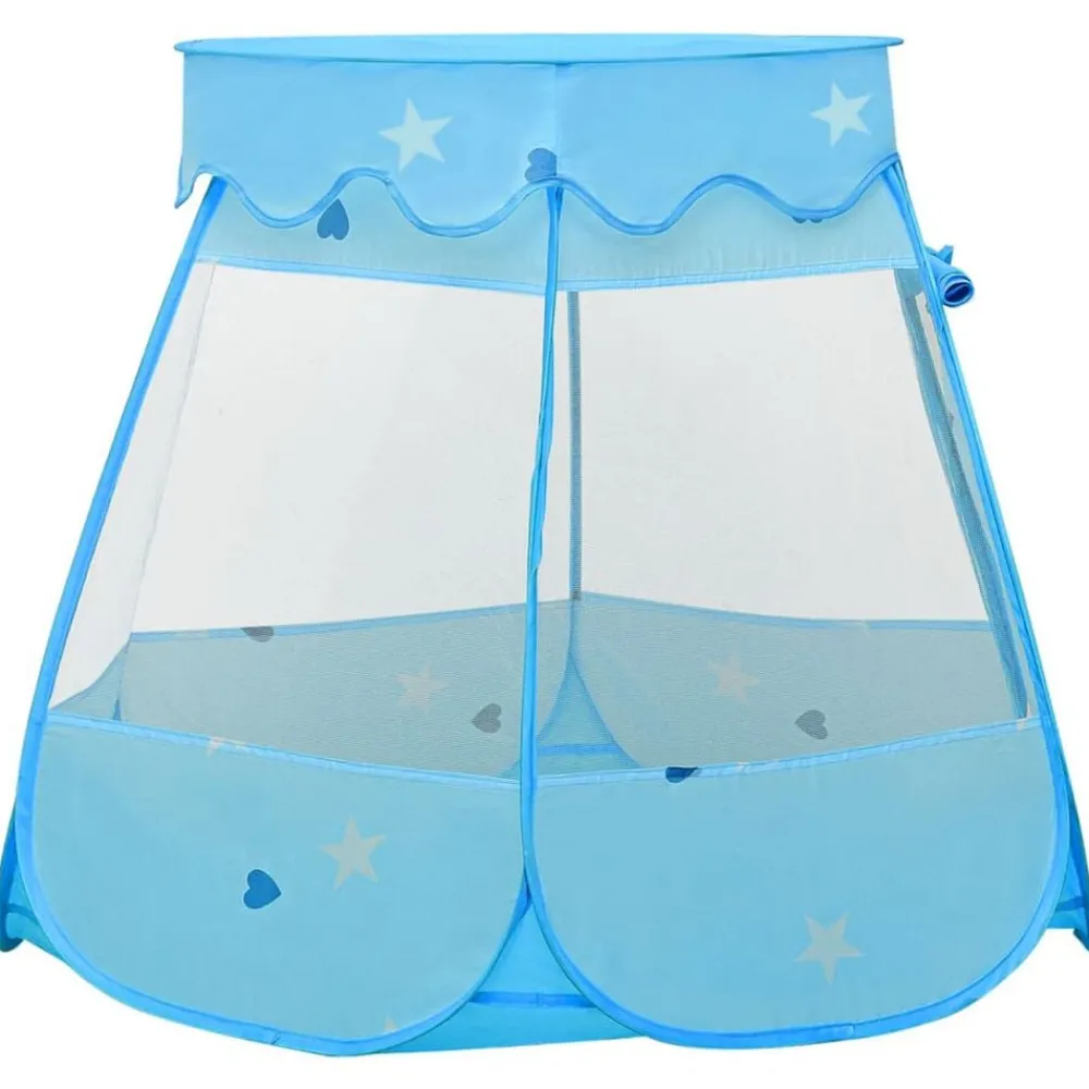 Jeux De Plein Air-vidaXL Tente de jeu pour enfants avec 250 balles Bleu 102x102x82 cm Multicolore