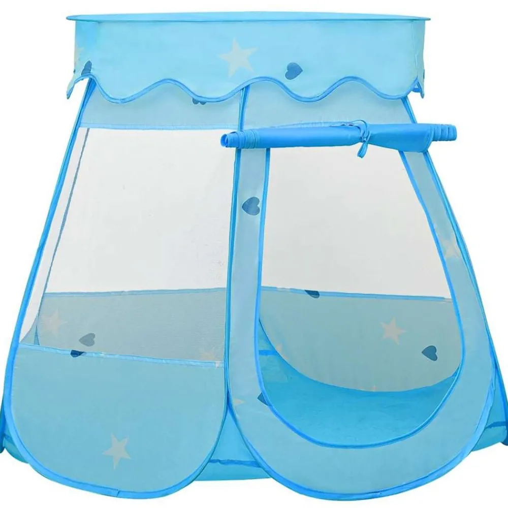 Jeux De Plein Air-vidaXL Tente de jeu pour enfants avec 250 balles Bleu 102x102x82 cm Multicolore 1