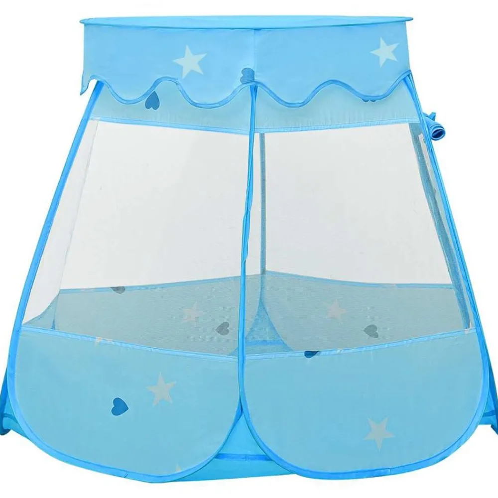 Jeux De Plein Air-vidaXL Tente de jeu pour enfants avec 250 balles Bleu 102x102x82 cm Multicolore 1