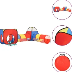 vidaXL Tente de jeu pour enfants avec 250 balles Multicolore