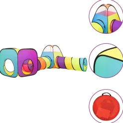 vidaXL Tente de jeu pour enfants avec 250 balles
