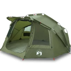 Loisirs De Plein Air-vidaXL Tente de pêche 5 personnes imperméable Vert olive