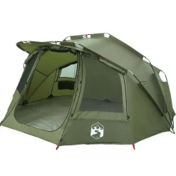 Loisirs De Plein Air-vidaXL Tente de pêche 5 personnes imperméable Vert olive