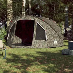 vidaXL Tente de pêche 4 personnes imperméable
