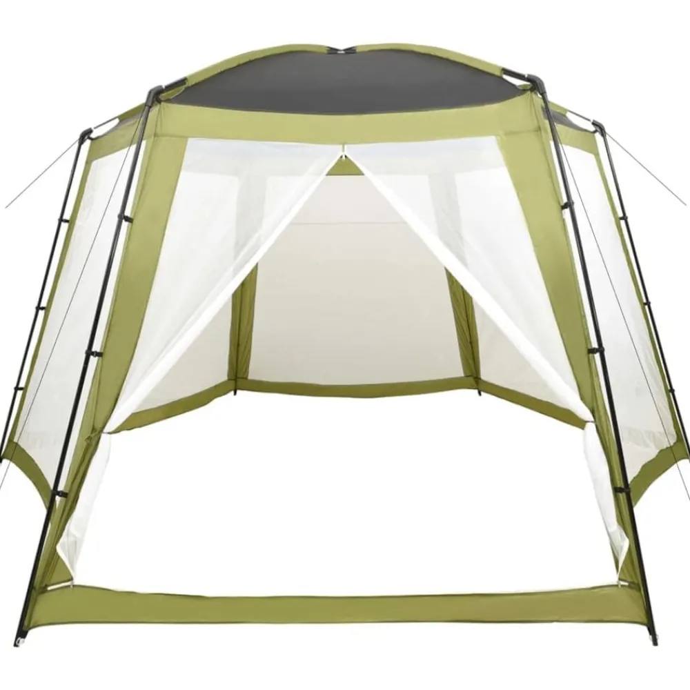 Piscine & Spa-vidaXL Tente de piscine Tissu 500x433x250 cm Vert