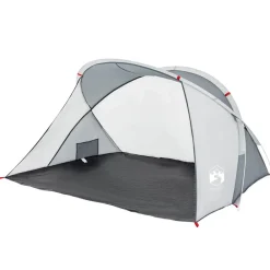 Loisirs De Plein Air-vidaXL Tente de plage 2 personnes escamotable imperméable Gris
