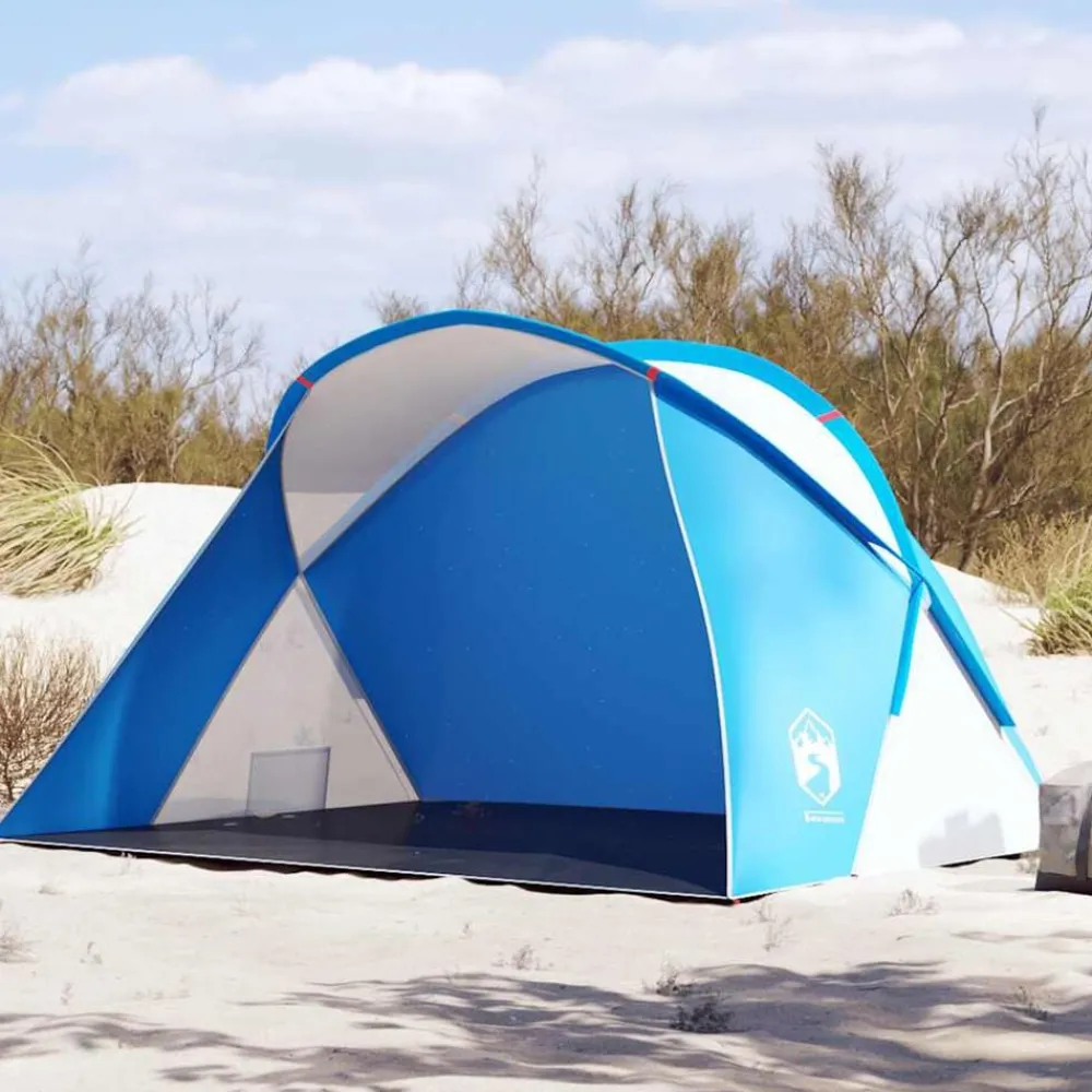 Loisirs De Plein Air-vidaXL Tente de plage 2 personnes é escamotable imperméable bleu azur